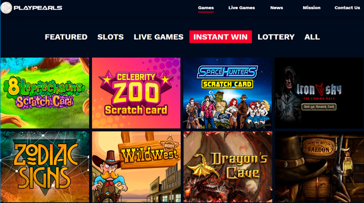 Games with instant payouts